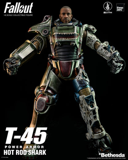 [Pre-order]Threezero - 3Z0774 - Fallout - 1/6 T-45 Hot Rod Shark Power Armor