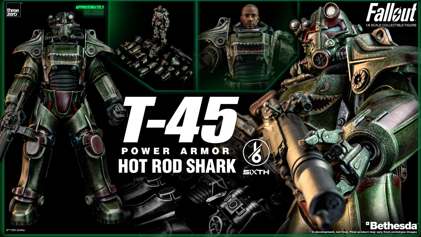 [Pre-order]Threezero - 3Z0774 - Fallout - 1/6 T-45 Hot Rod Shark Power Armor