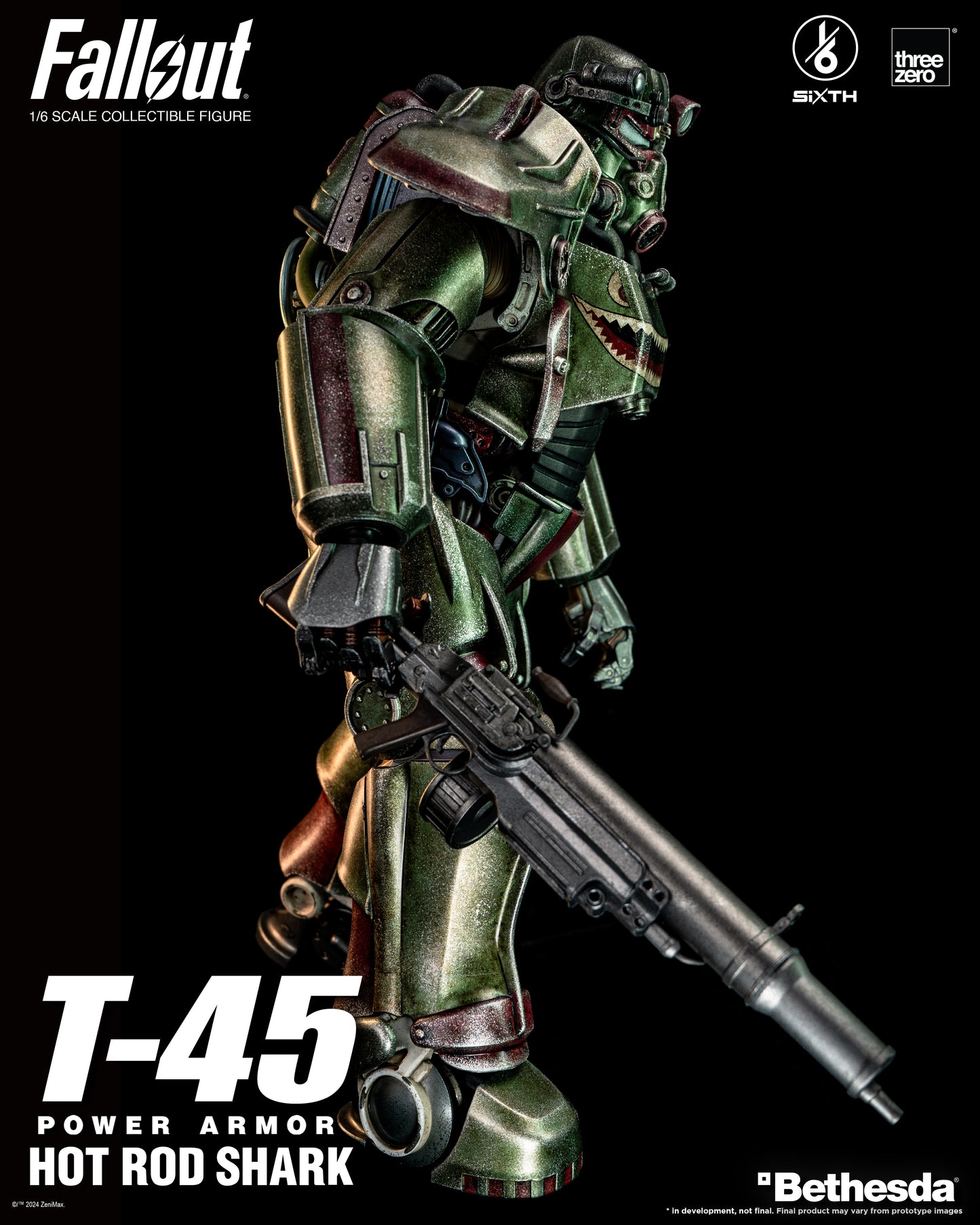 [Pre-order]Threezero - 3Z0774 - Fallout - 1/6 T-45 Hot Rod Shark Power Armor