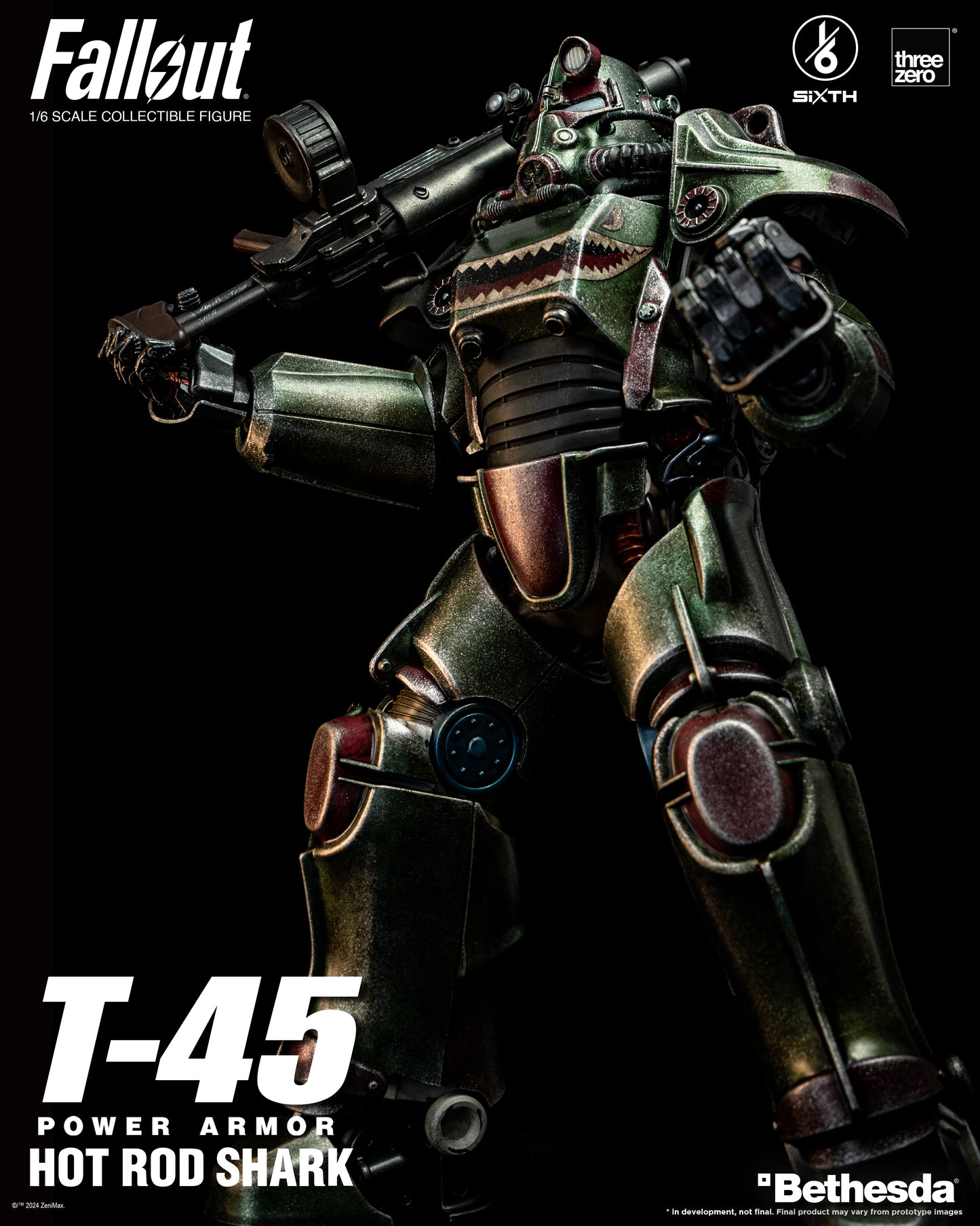 [Pre-order]Threezero - 3Z0774 - Fallout - 1/6 T-45 Hot Rod Shark Power Armor