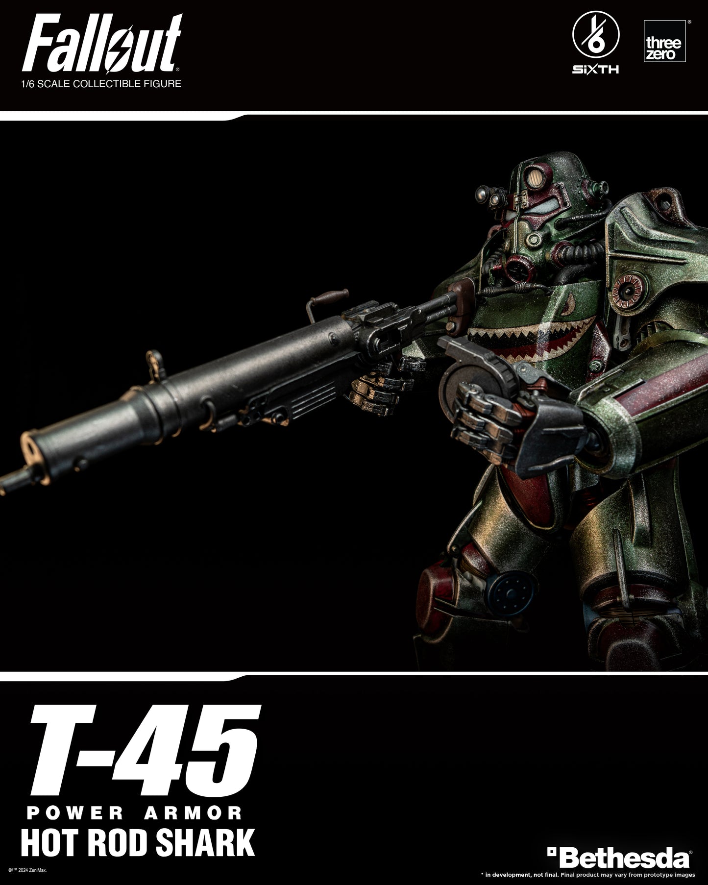 [Pre-order]Threezero - 3Z0774 - Fallout - 1/6 T-45 Hot Rod Shark Power Armor