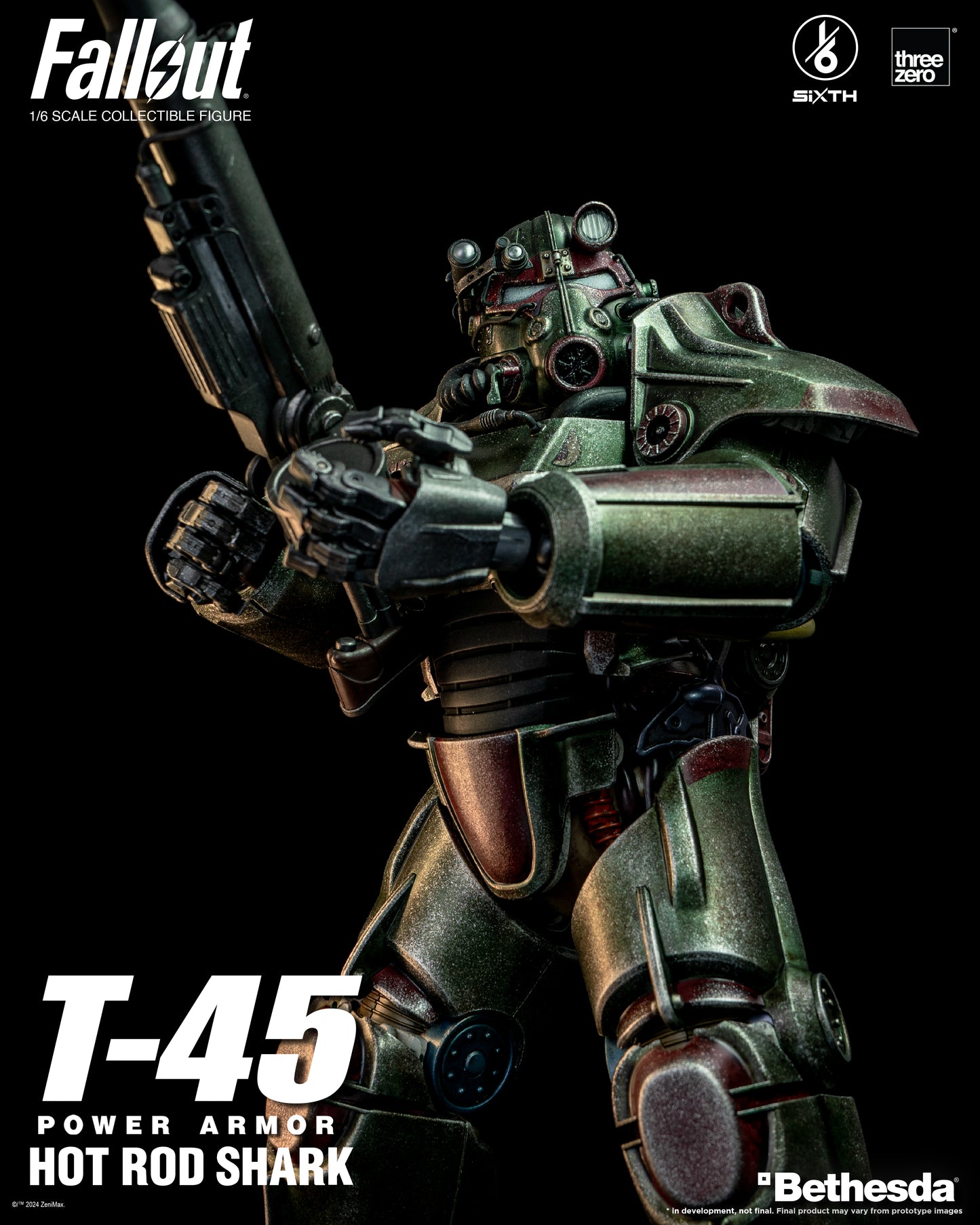 [Pre-order]Threezero - 3Z0774 - Fallout - 1/6 T-45 Hot Rod Shark Power Armor