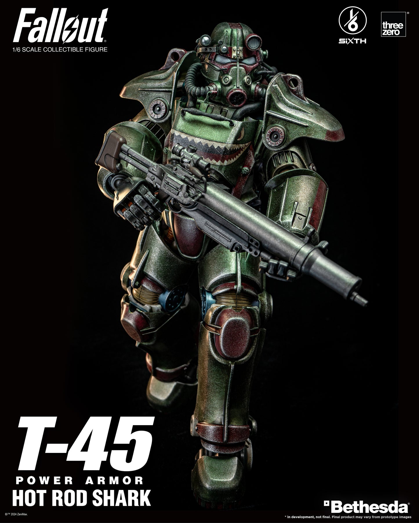 [Pre-order]Threezero - 3Z0774 - Fallout - 1/6 T-45 Hot Rod Shark Power Armor