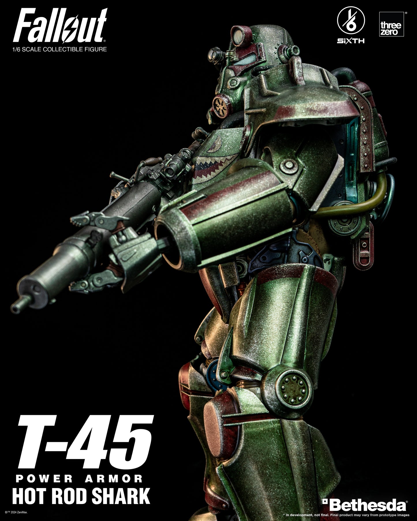 [Pre-order]Threezero - 3Z0774 - Fallout - 1/6 T-45 Hot Rod Shark Power Armor