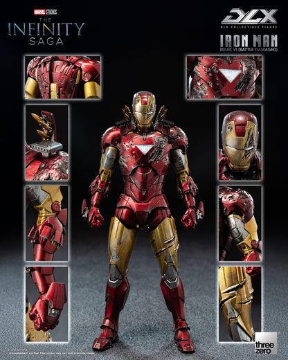 [Pre-order]Threezero - 3Z0918 - Marvel Studios: The Infinity Saga DLX Iron Man Mark 6 (Battle Damaged)