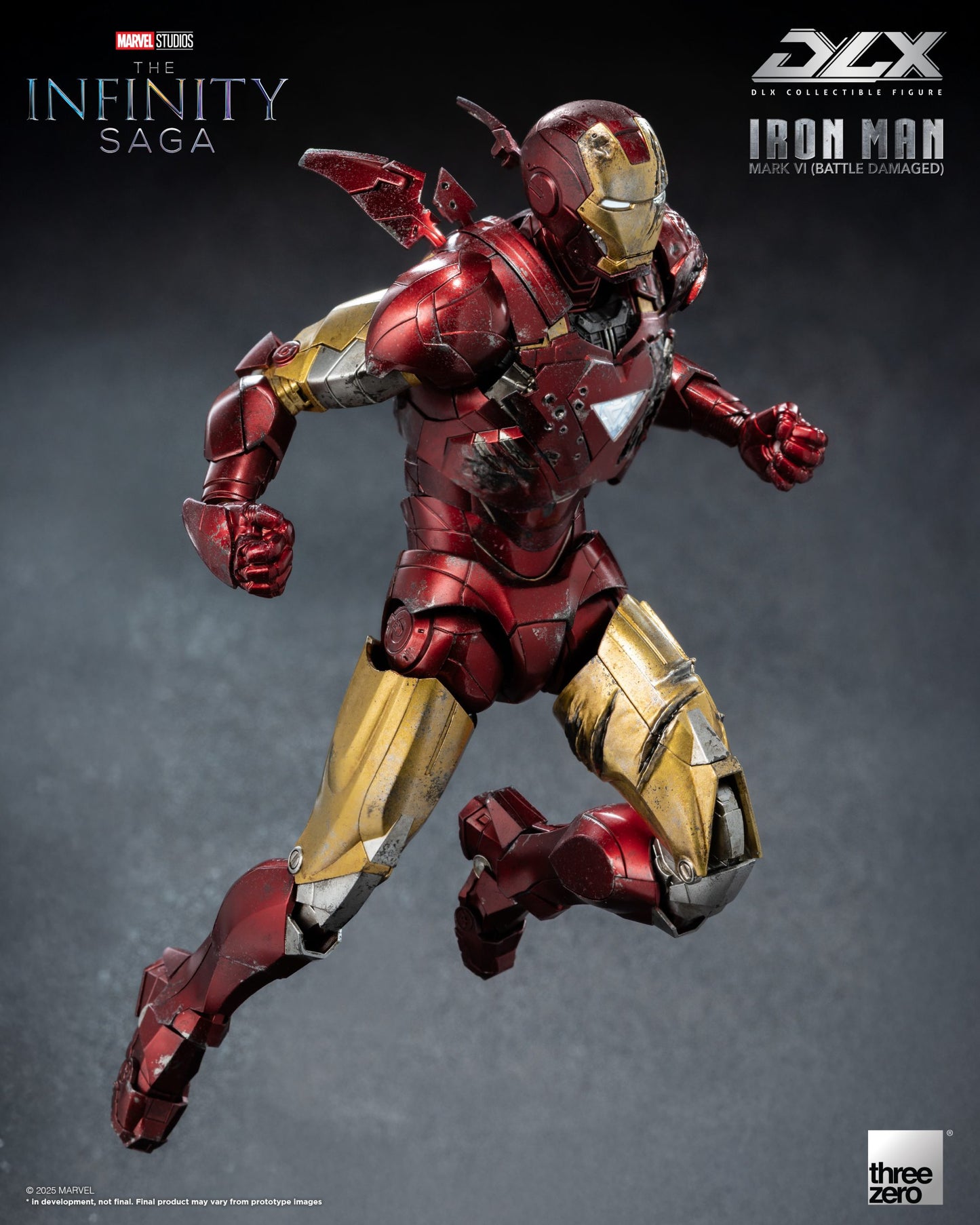 [Pre-order]Threezero - 3Z0918 - Marvel Studios: The Infinity Saga DLX Iron Man Mark 6 (Battle Damaged)