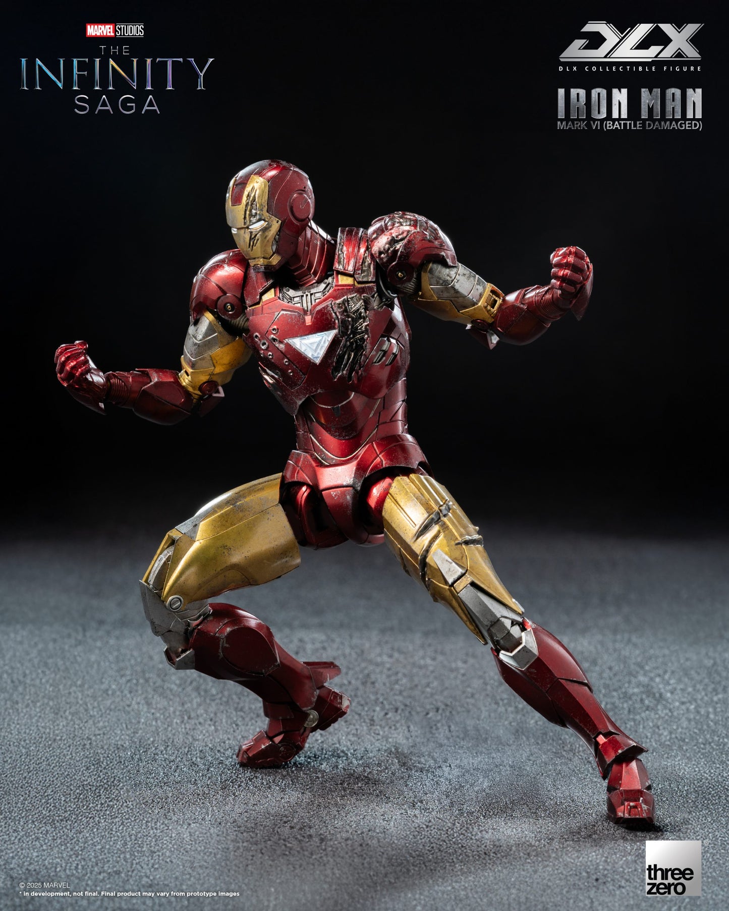 [Pre-order]Threezero - 3Z0918 - Marvel Studios: The Infinity Saga DLX Iron Man Mark 6 (Battle Damaged)