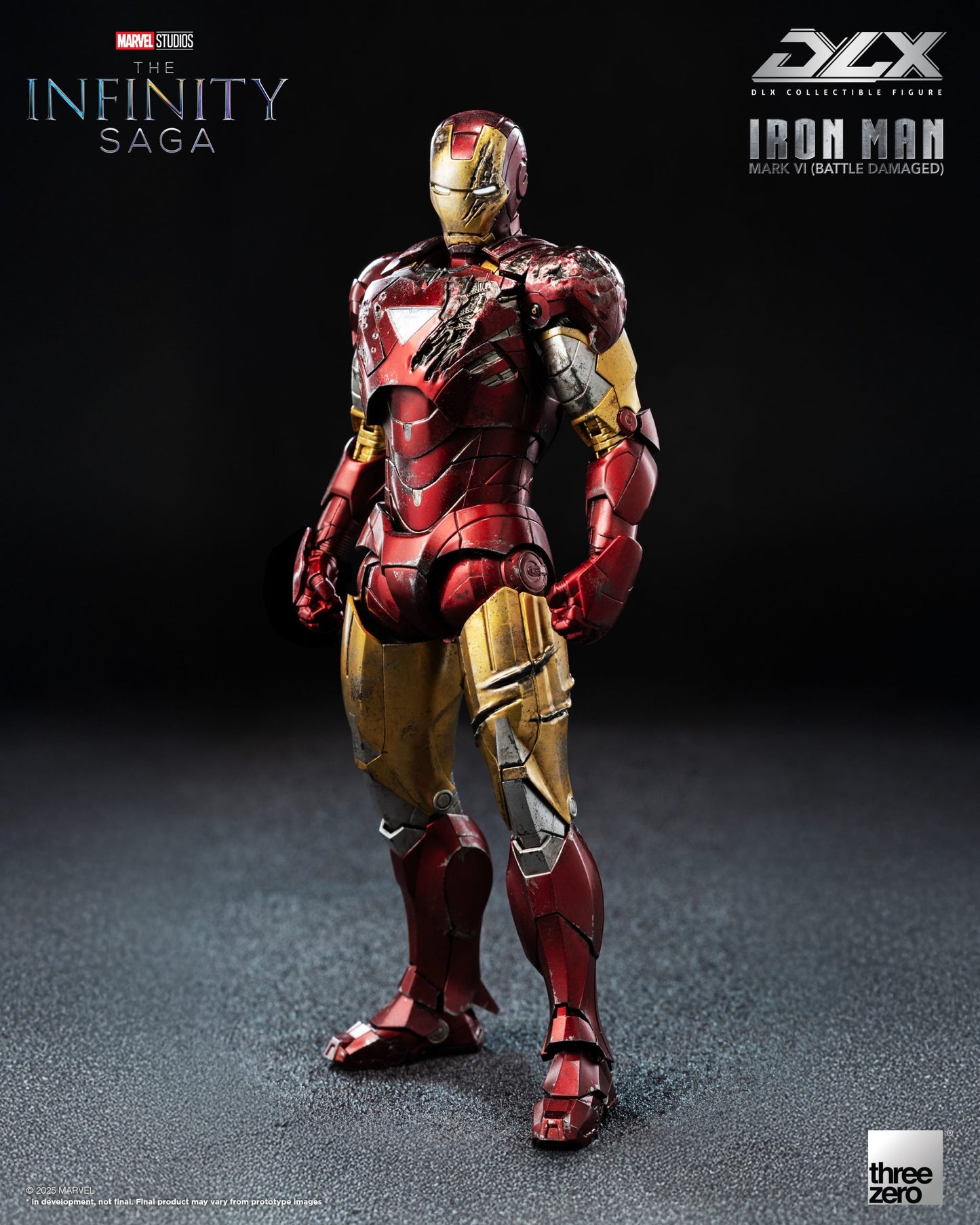[Pre-order]Threezero - 3Z0918 - Marvel Studios: The Infinity Saga DLX Iron Man Mark 6 (Battle Damaged)