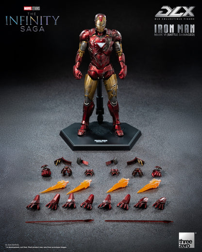 [Pre-order]Threezero - 3Z0918 - Marvel Studios: The Infinity Saga DLX Iron Man Mark 6 (Battle Damaged)