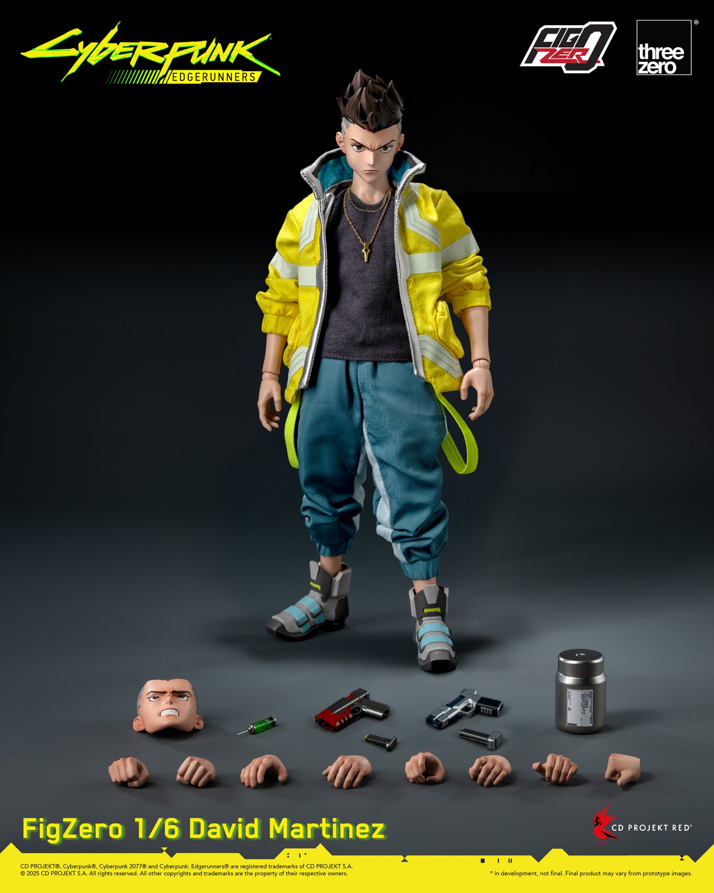 [Pre-order]Threezero - [3Z0599] - Cyberpunk: Edgerunners FigZero 1/6 David Martinez