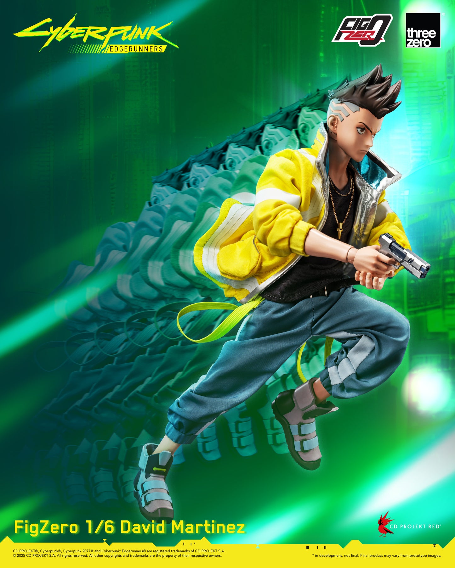 [Pre-order]Threezero - [3Z0599] - Cyberpunk: Edgerunners FigZero 1/6 David Martinez