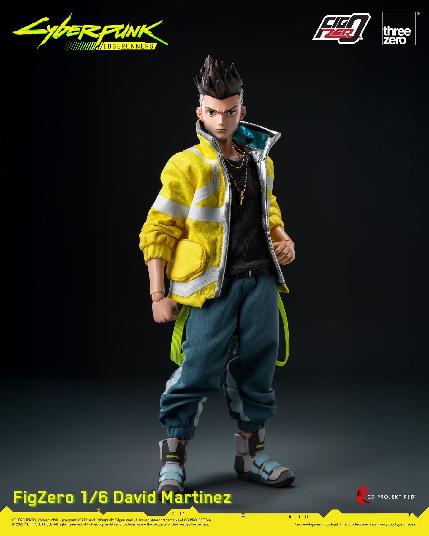 [Pre-order]Threezero - [3Z0599] - Cyberpunk: Edgerunners FigZero 1/6 David Martinez