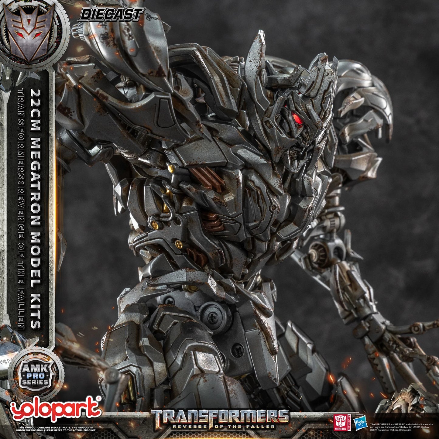 [Pre-order]Yolopark - AMK PRO Series Transformers: Revenge of the Fallen 22cm Megatron Model Kits