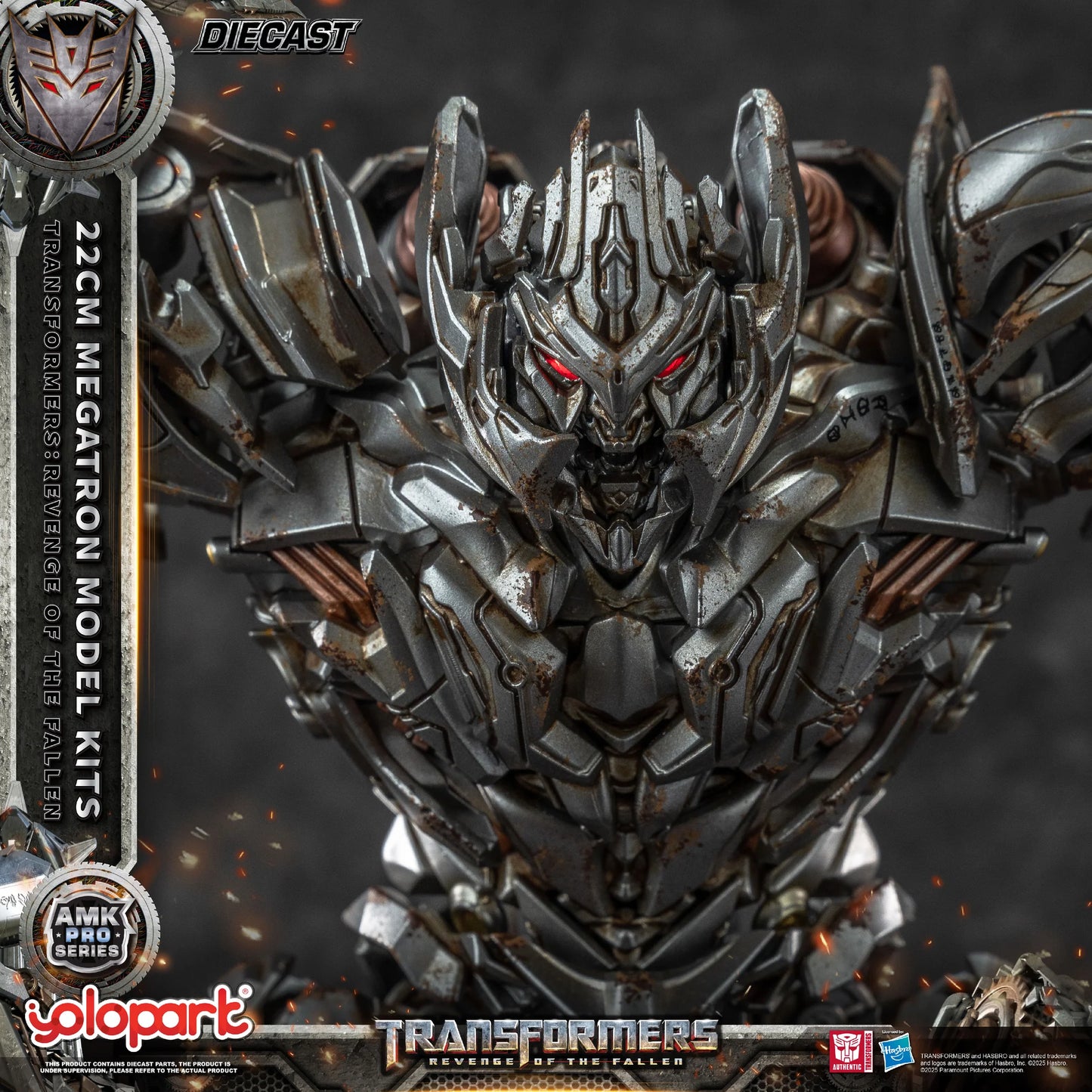 [Pre-order]Yolopark - AMK PRO Series Transformers: Revenge of the Fallen 22cm Megatron Model Kits