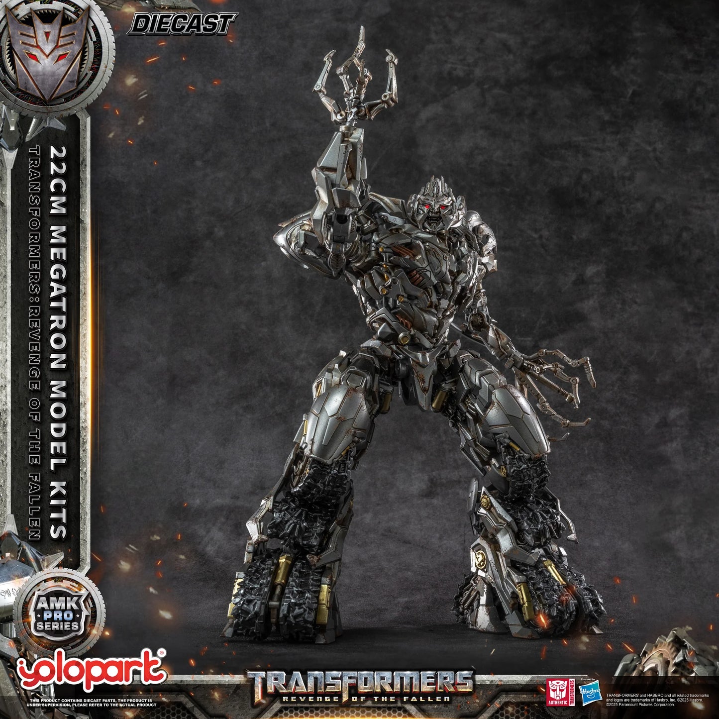[Pre-order]Yolopark - AMK PRO Series Transformers: Revenge of the Fallen 22cm Megatron Model Kits
