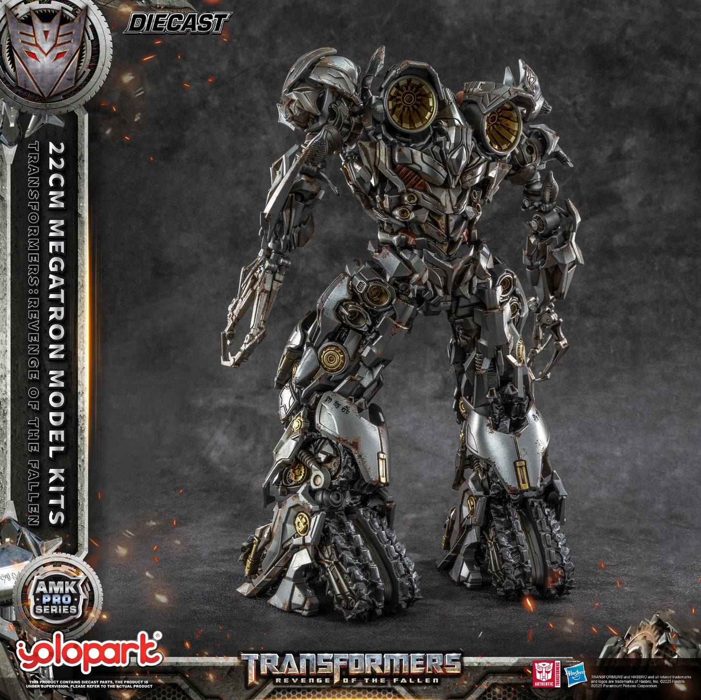 [Pre-order]Yolopark - AMK PRO Series Transformers: Revenge of the Fallen 22cm Megatron Model Kits