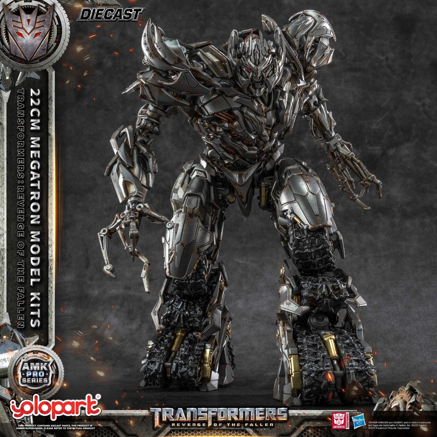 [Pre-order]Yolopark - AMK PRO Series Transformers: Revenge of the Fallen 22cm Megatron Model Kits