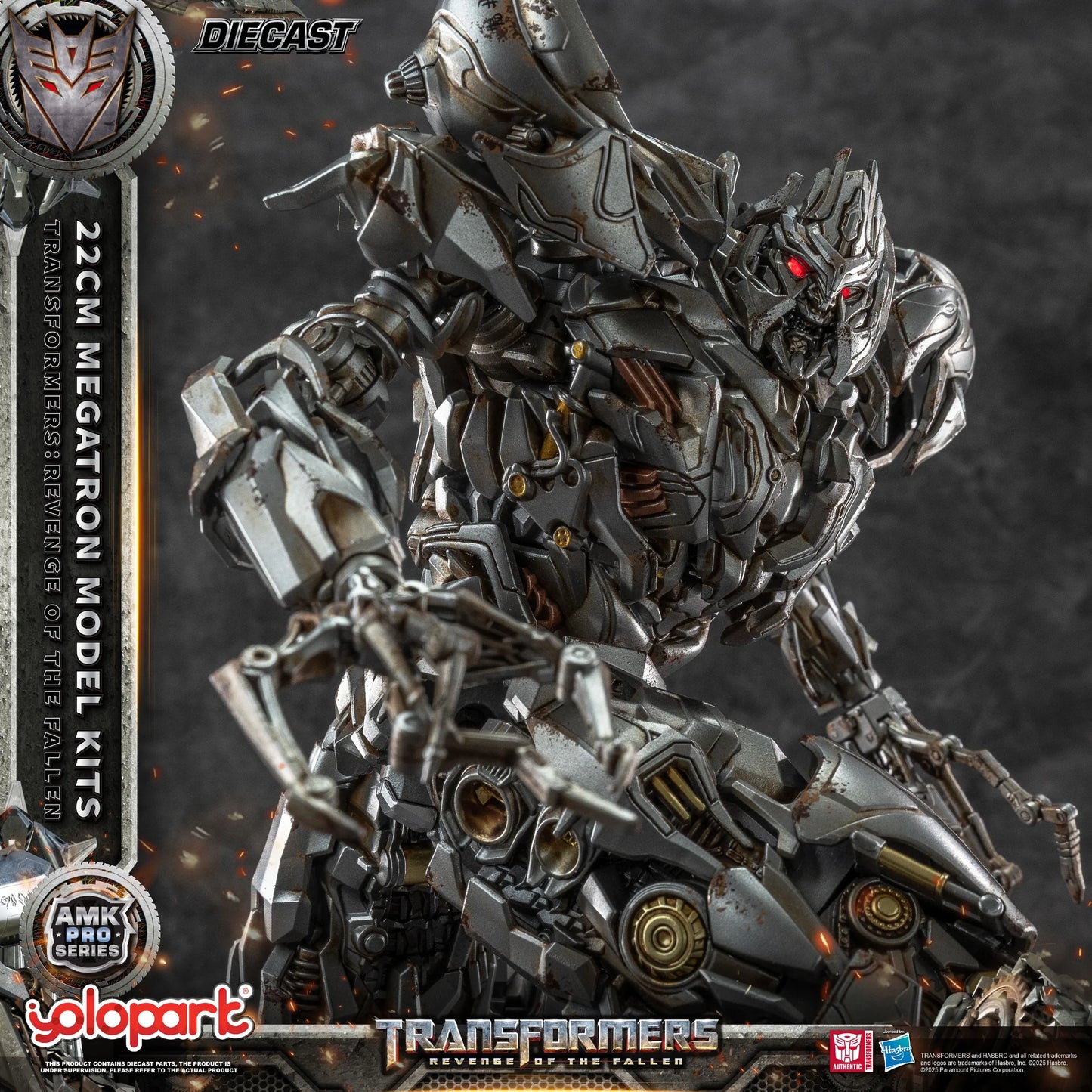 [Pre-order]Yolopark - AMK PRO Series Transformers: Revenge of the Fallen 22cm Megatron Model Kits