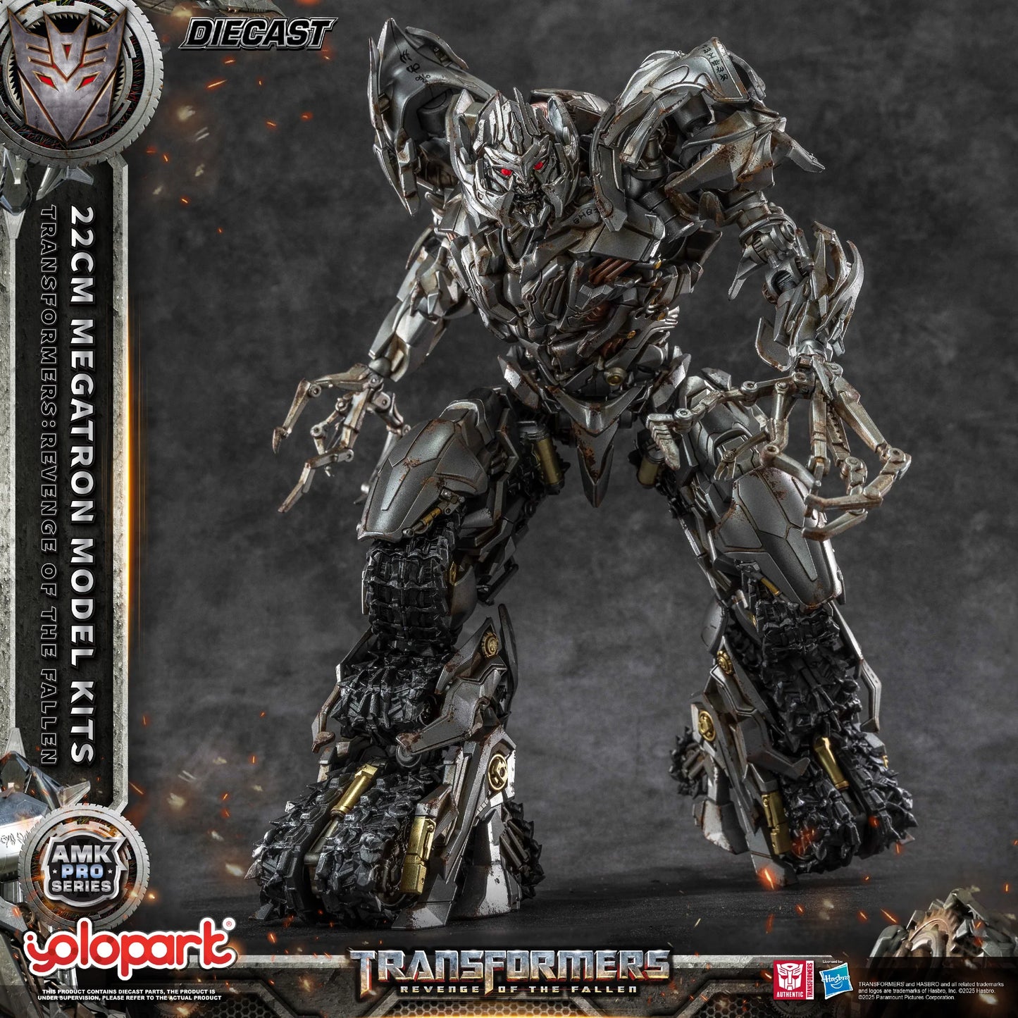 [Pre-order]Yolopark - AMK PRO Series Transformers: Revenge of the Fallen 22cm Megatron Model Kits