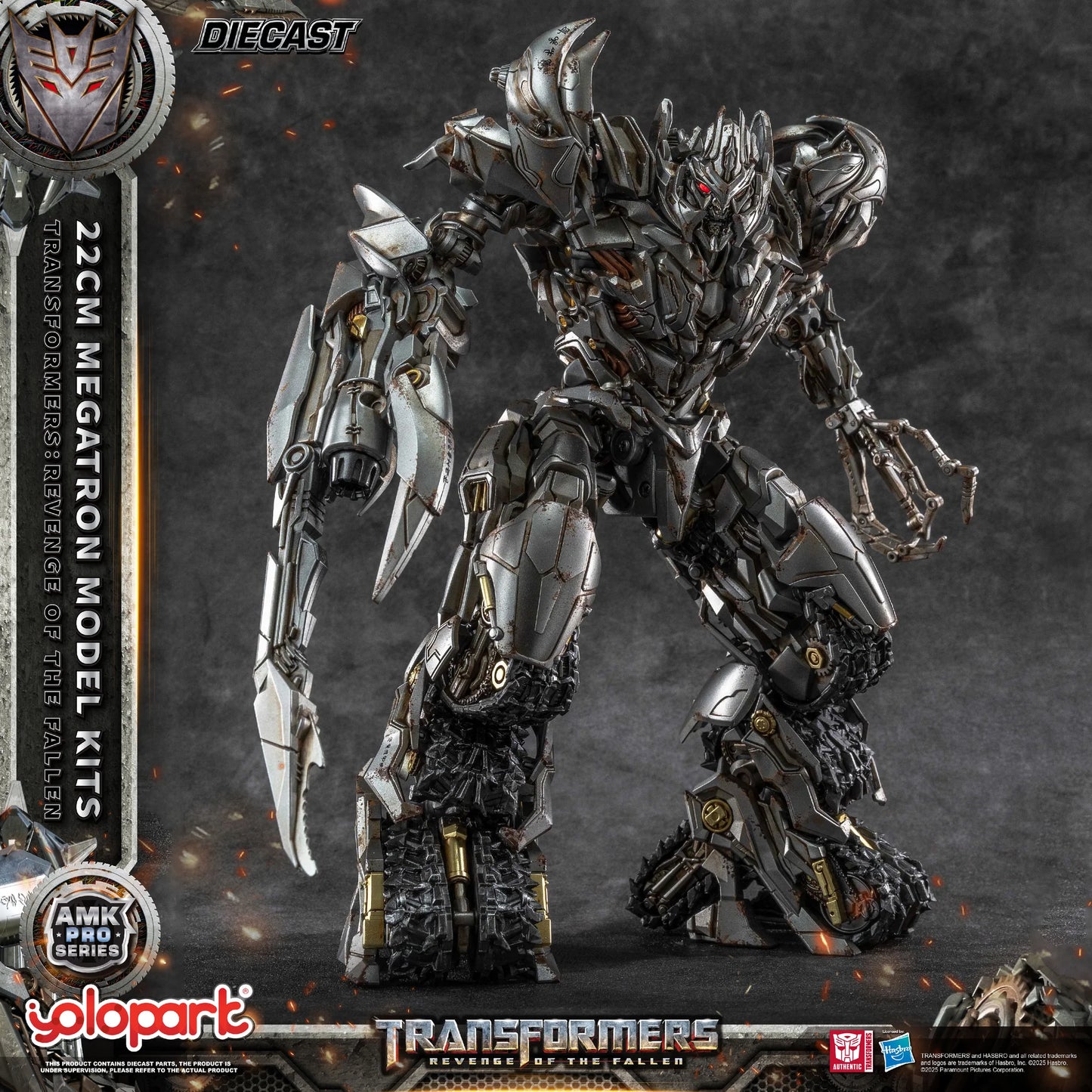 [Pre-order]Yolopark - AMK PRO Series Transformers: Revenge of the Fallen 22cm Megatron Model Kits