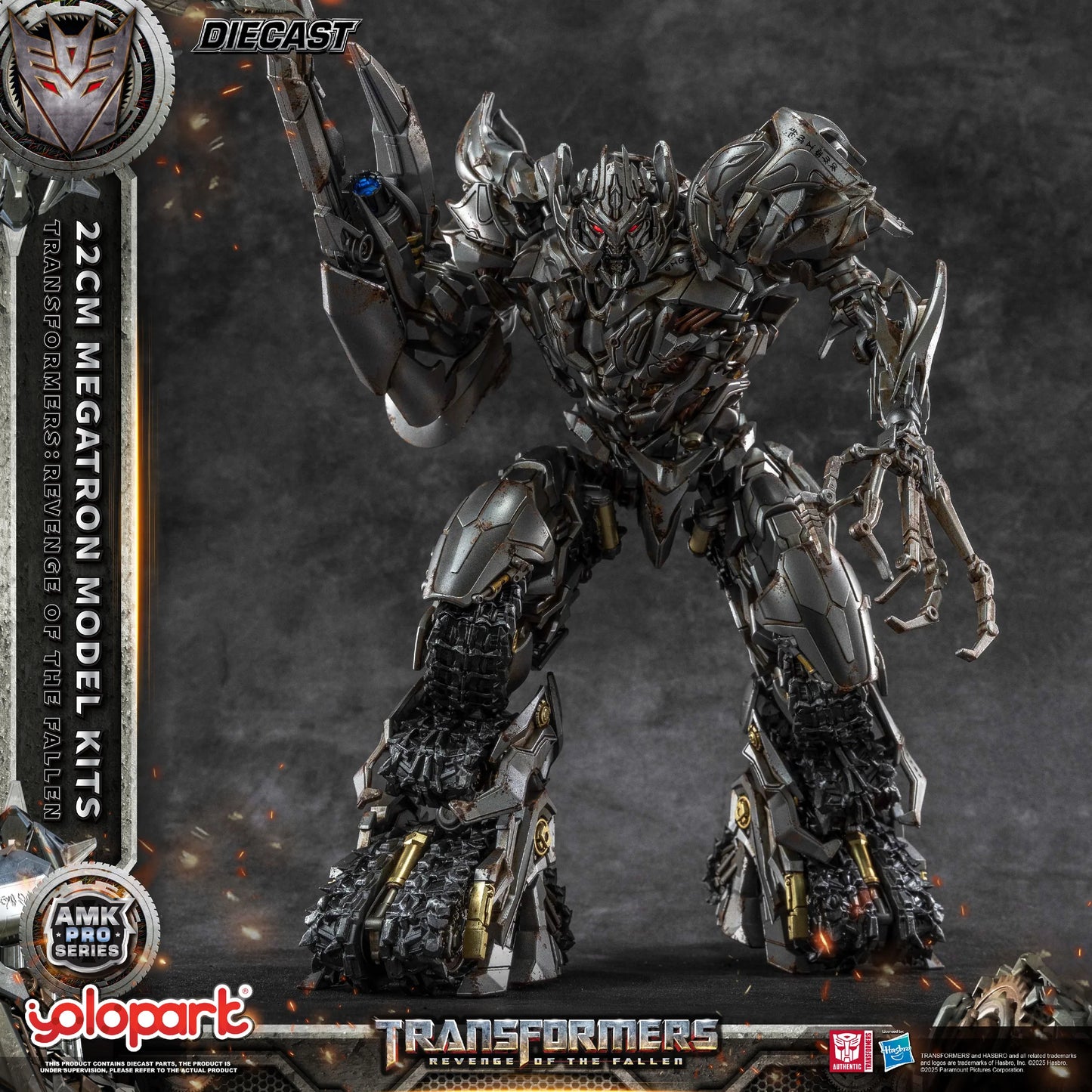 [Pre-order]Yolopark - AMK PRO Series Transformers: Revenge of the Fallen 22cm Megatron Model Kits