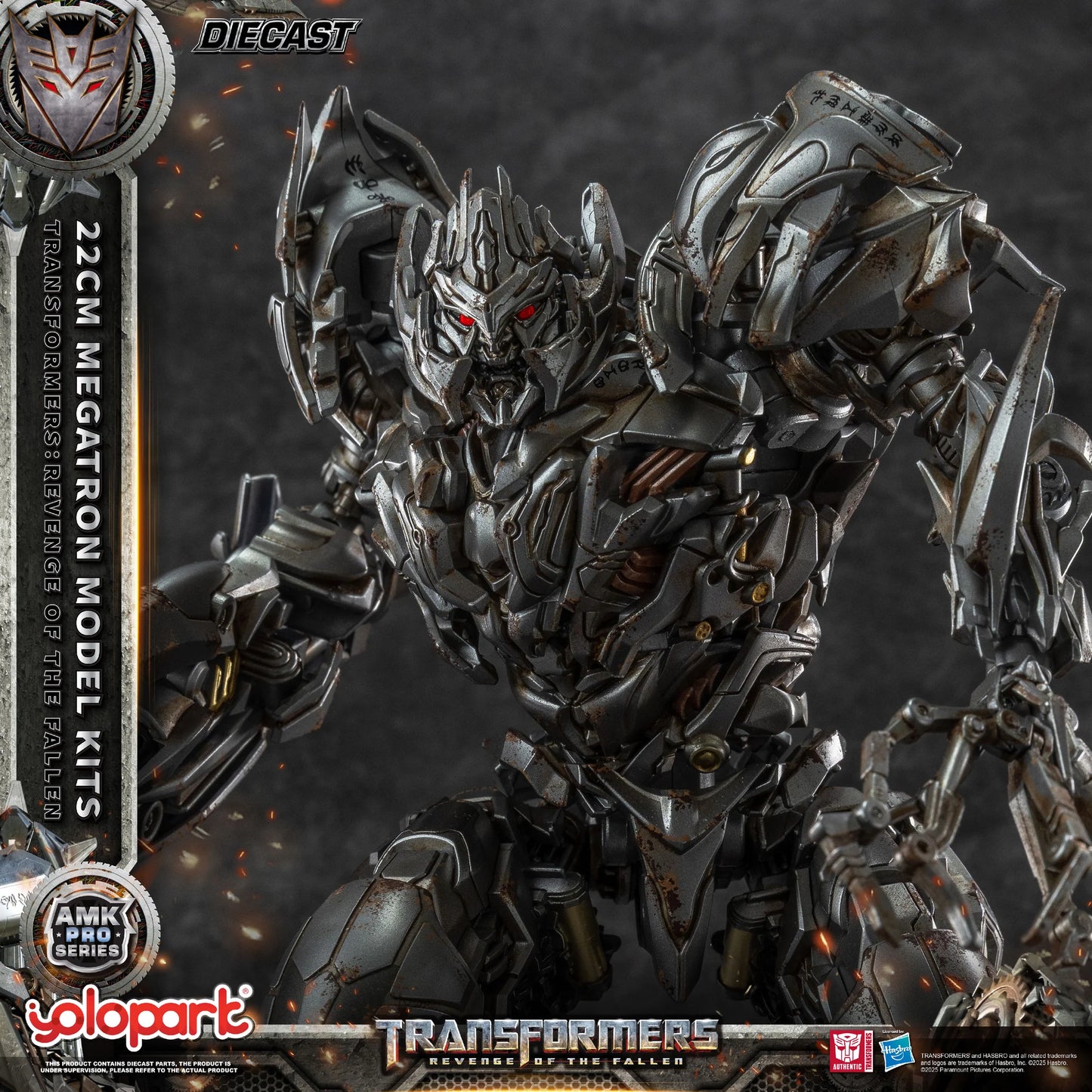 [Pre-order]Yolopark - AMK PRO Series Transformers: Revenge of the Fallen 22cm Megatron Model Kits