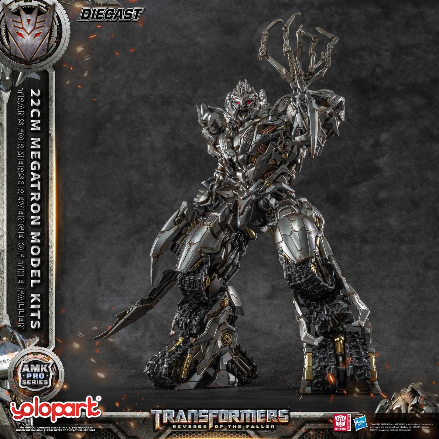[Pre-order]Yolopark - AMK PRO Series Transformers: Revenge of the Fallen 22cm Megatron Model Kits