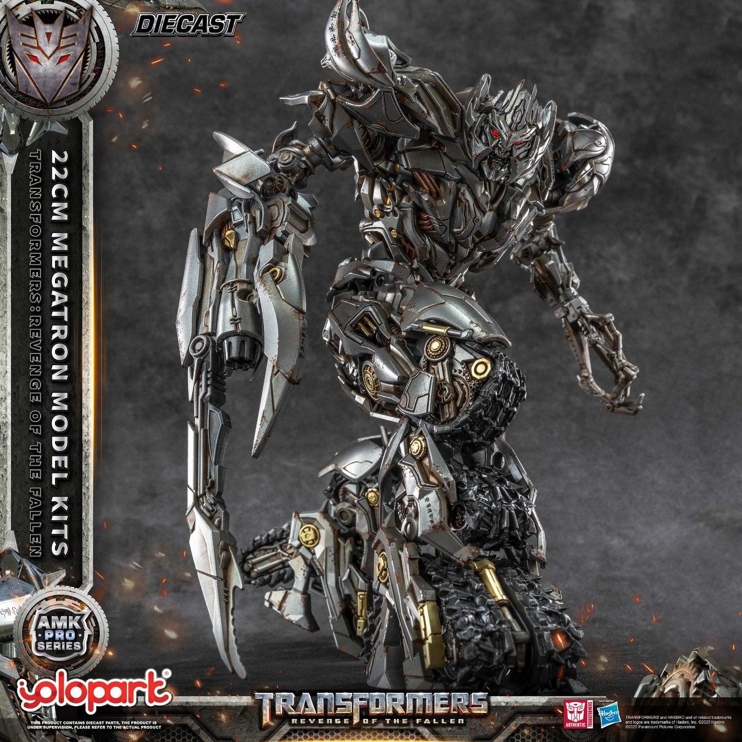 [Pre-order]Yolopark - AMK PRO Series Transformers: Revenge of the Fallen 22cm Megatron Model Kits