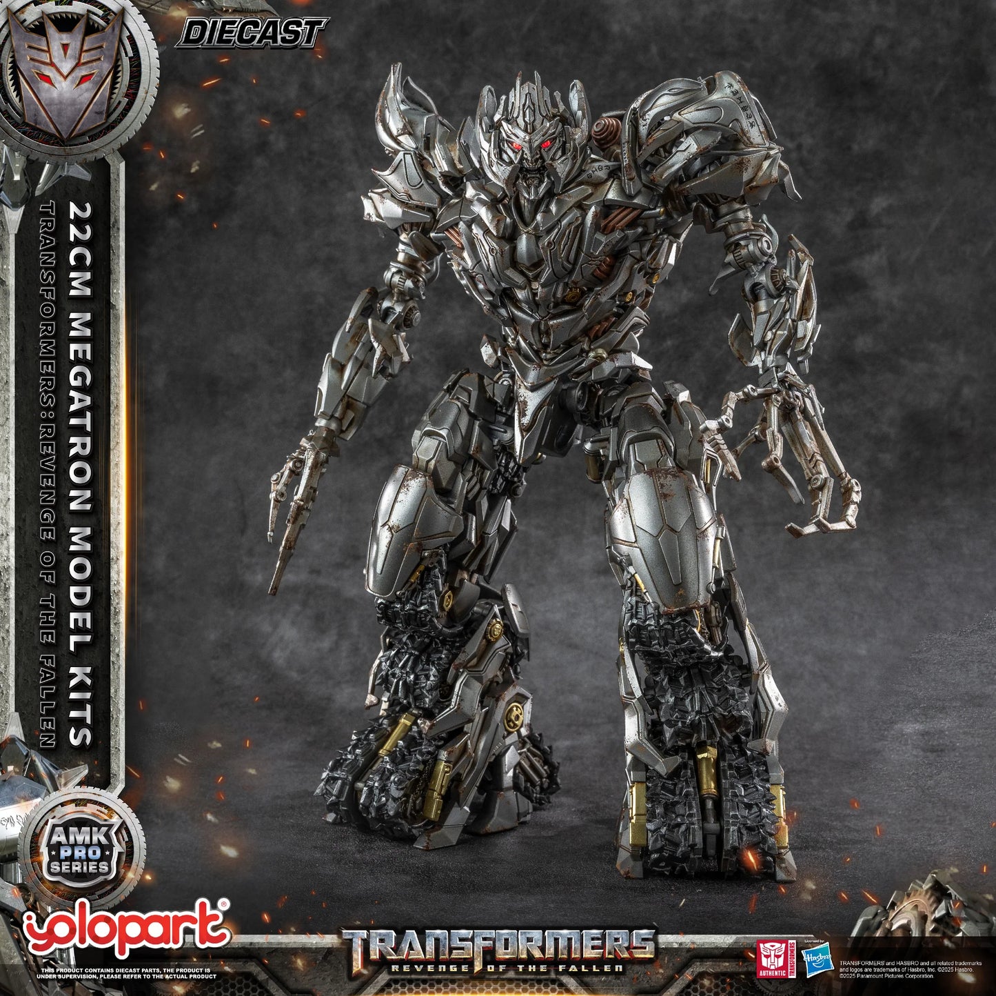 [Pre-order]Yolopark - AMK PRO Series Transformers: Revenge of the Fallen 22cm Megatron Model Kits