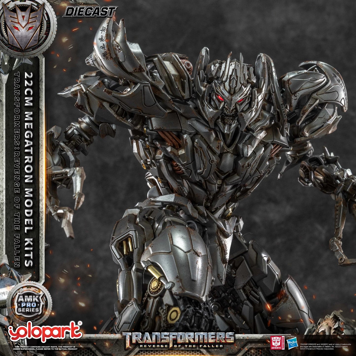 [Pre-order]Yolopark - AMK PRO Series Transformers: Revenge of the Fallen 22cm Megatron Model Kits