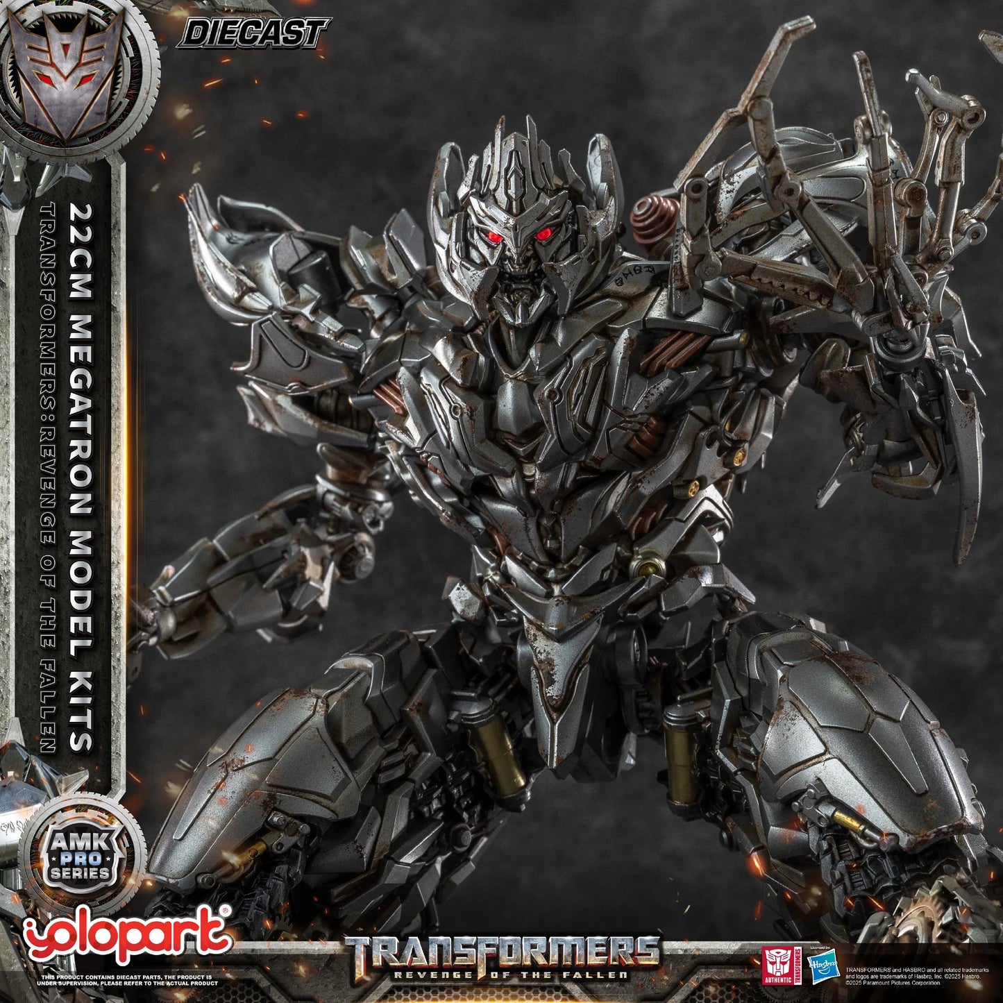 [Pre-order]Yolopark - AMK PRO Series Transformers: Revenge of the Fallen 22cm Megatron Model Kits