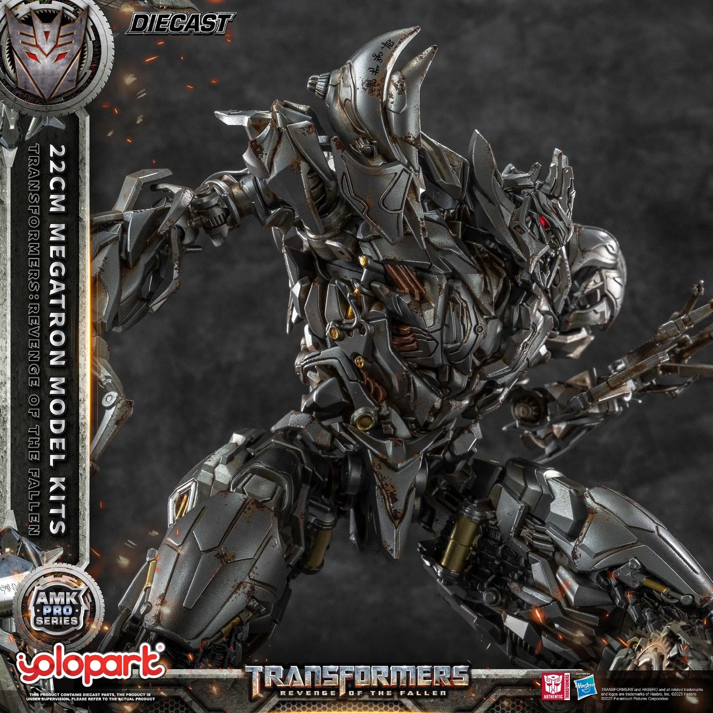 [Pre-order]Yolopark - AMK PRO Series Transformers: Revenge of the Fallen 22cm Megatron Model Kits