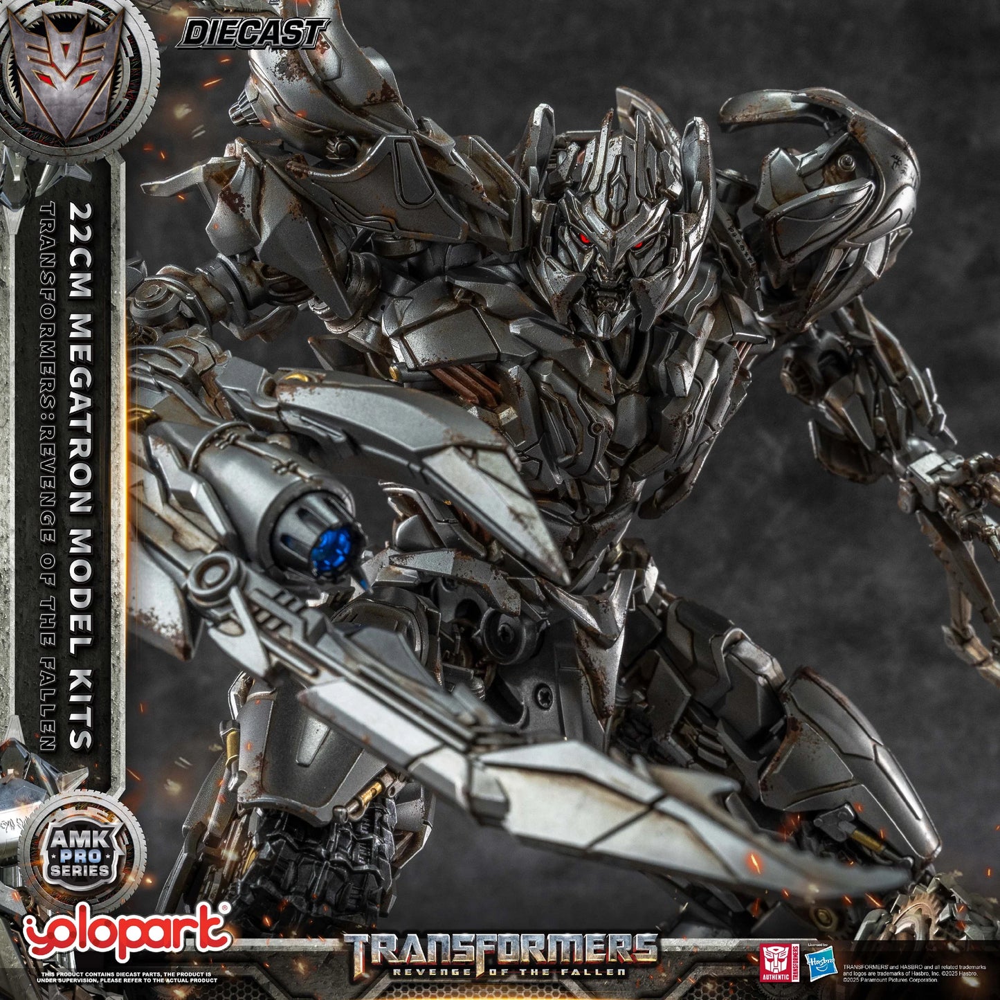 [Pre-order]Yolopark - AMK PRO Series Transformers: Revenge of the Fallen 22cm Megatron Model Kits