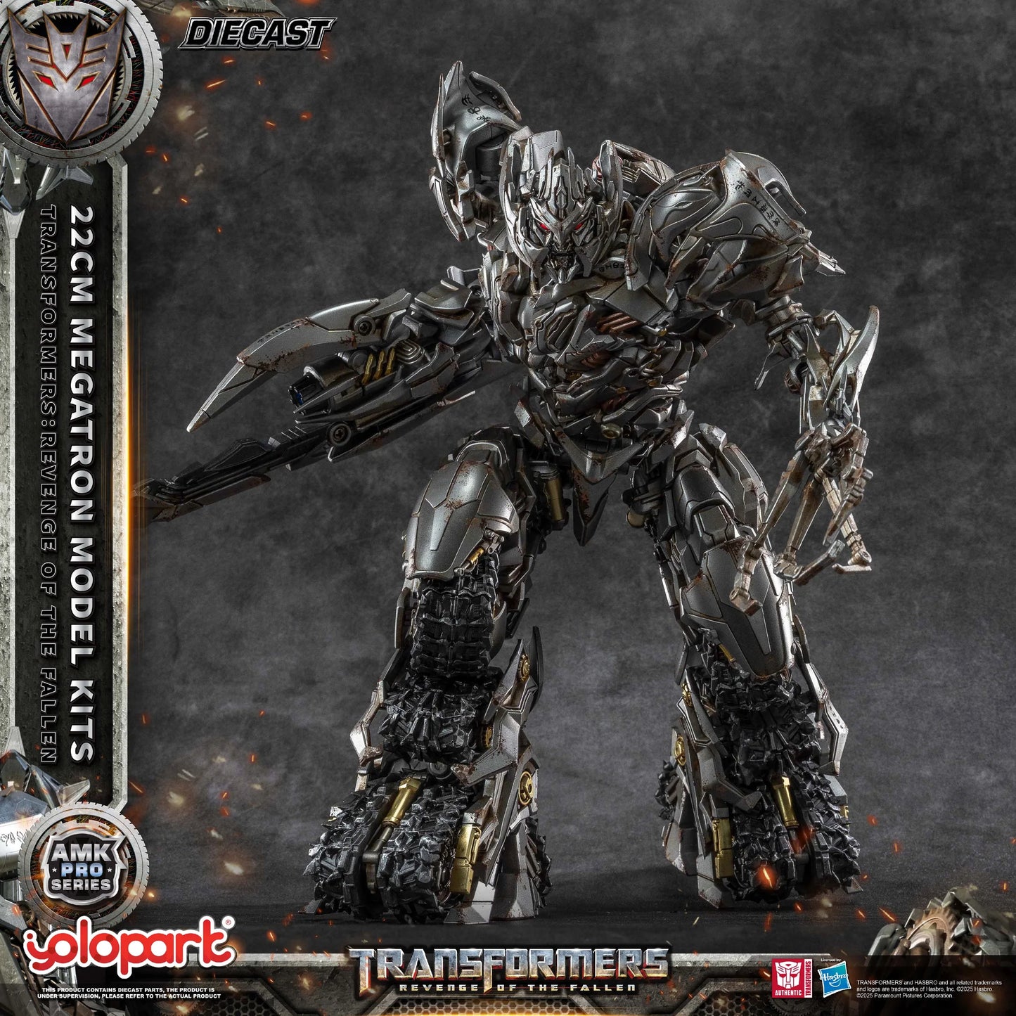 [Pre-order]Yolopark - AMK PRO Series Transformers: Revenge of the Fallen 22cm Megatron Model Kits